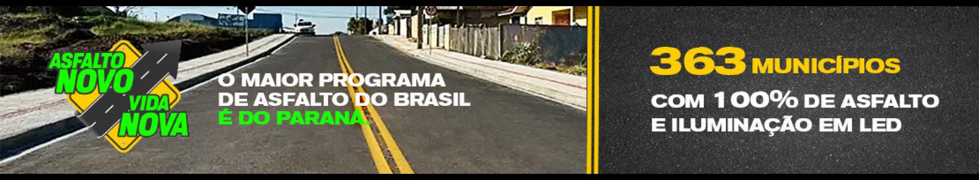 asfalto novo